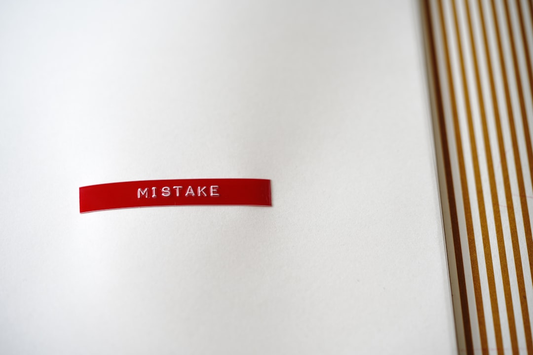mistake analysis notebook